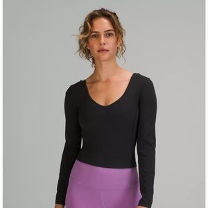LULULEMON ALIGN BLACK LONG SLEEVE TOP